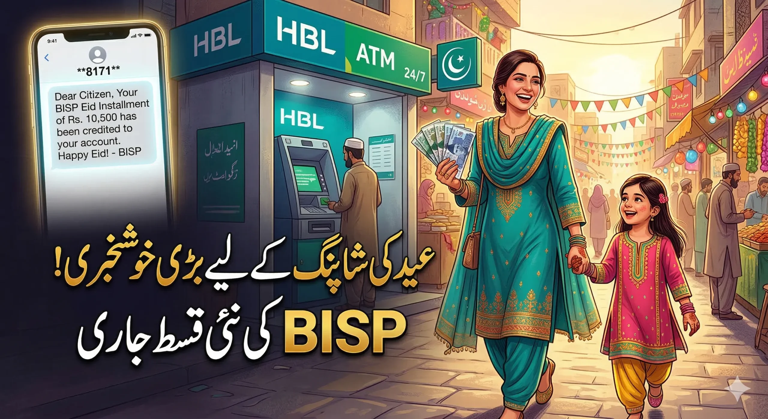 BISP 8171 new payment 2026 for eid shopping
