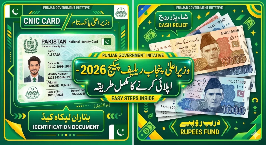 CM PunjaB Ramzan Relief Package 2026 online apply guide