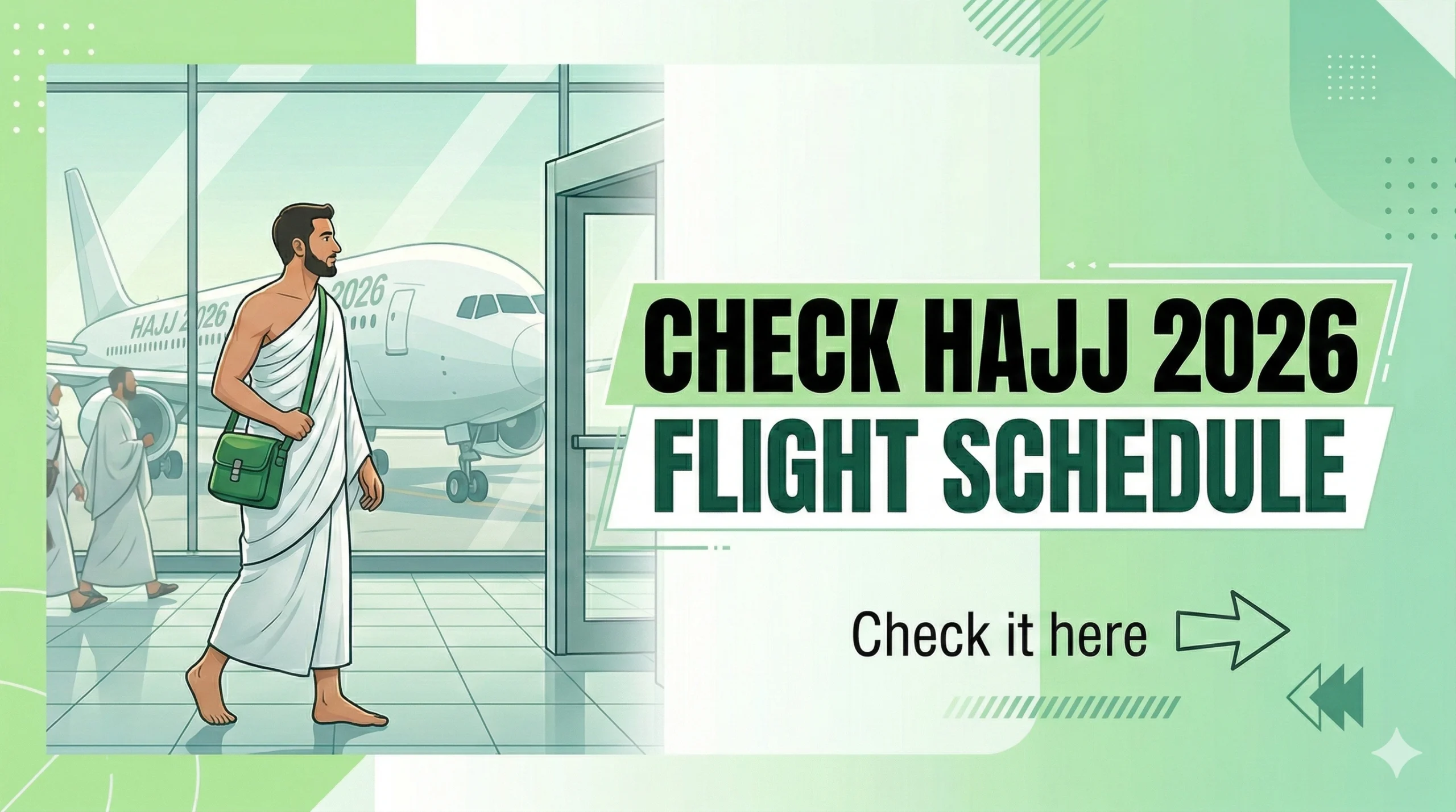 Check hajj 2026 Flight Schedule Online