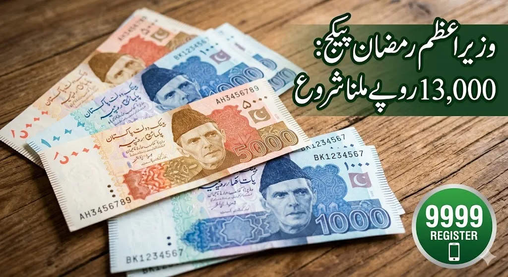 How to Check wazir Azam Ramzan Package Eligibility via 9999 SMS