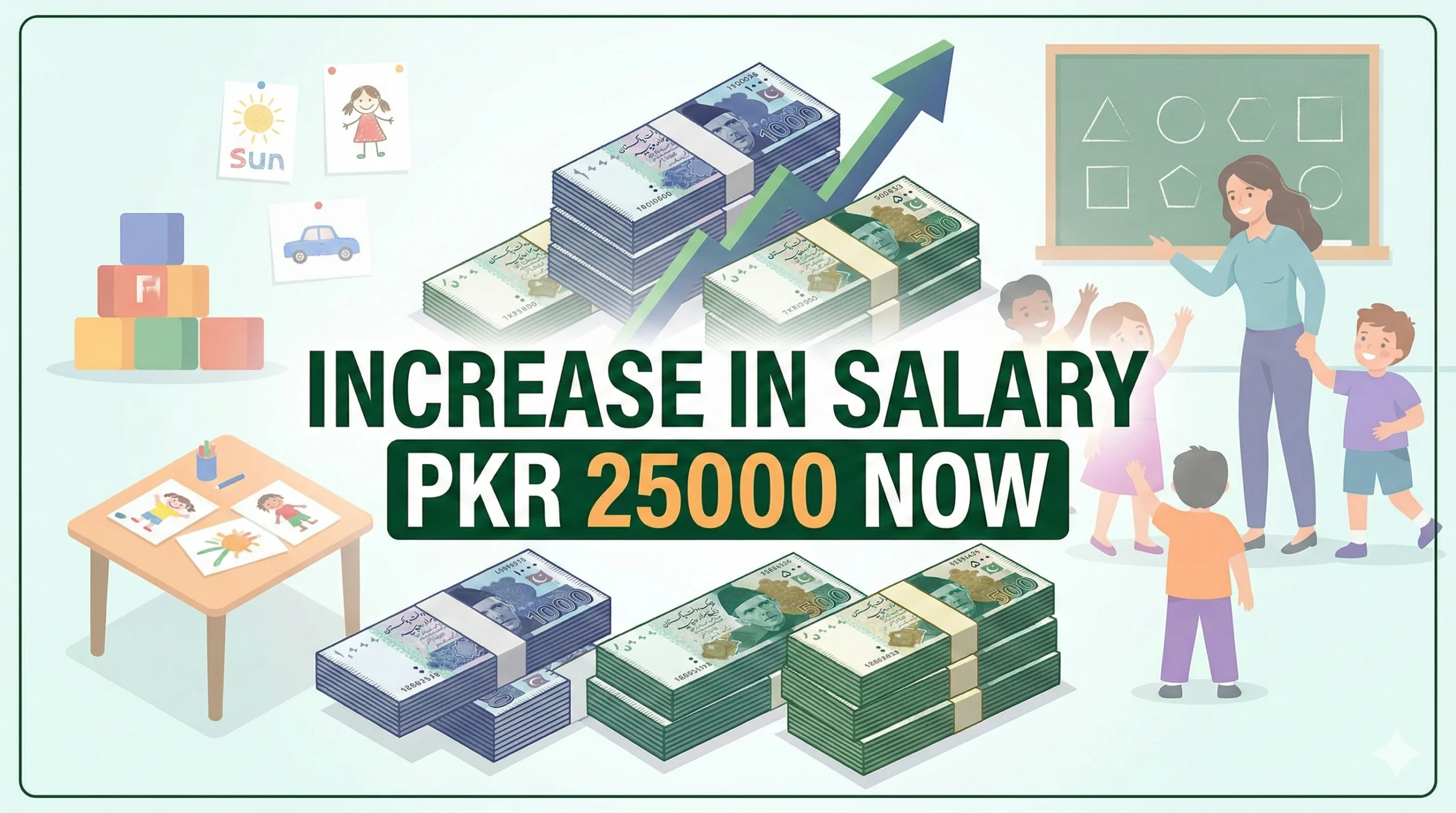 Increase in pay for ECCE Caregiver in Punjab
