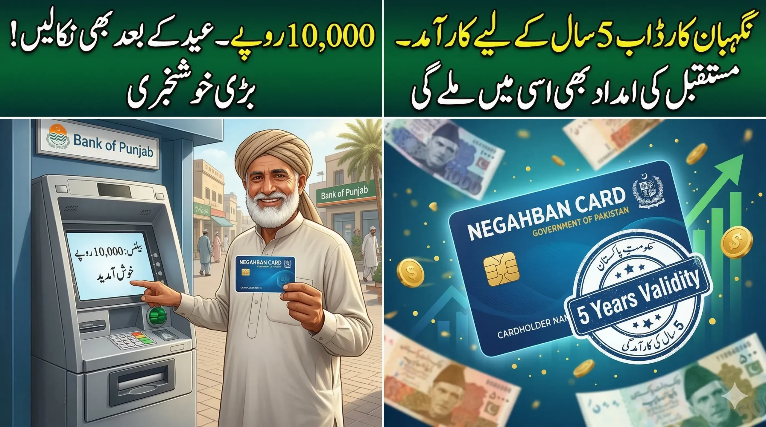 Ramzan Negahban Package 2026 through Ramzan Card Rs..10000 cash