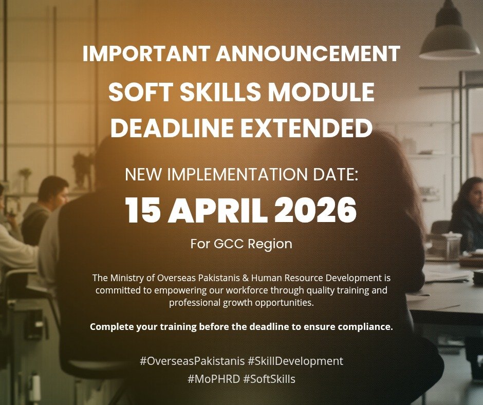 Soft Skills Certificate Date Extended