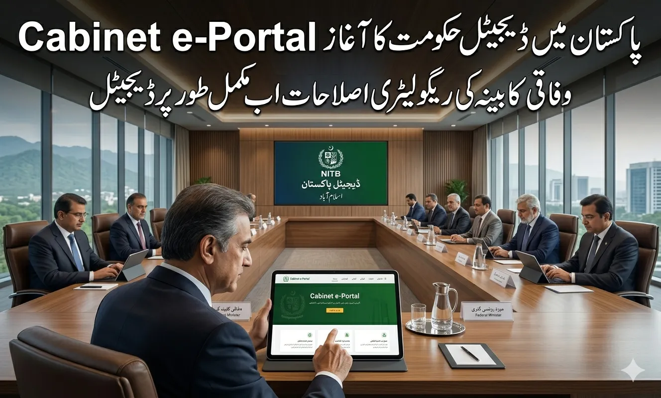Cabinet e-Portal for digitalizing federal regulatory reforms by National IT Board Pakistan