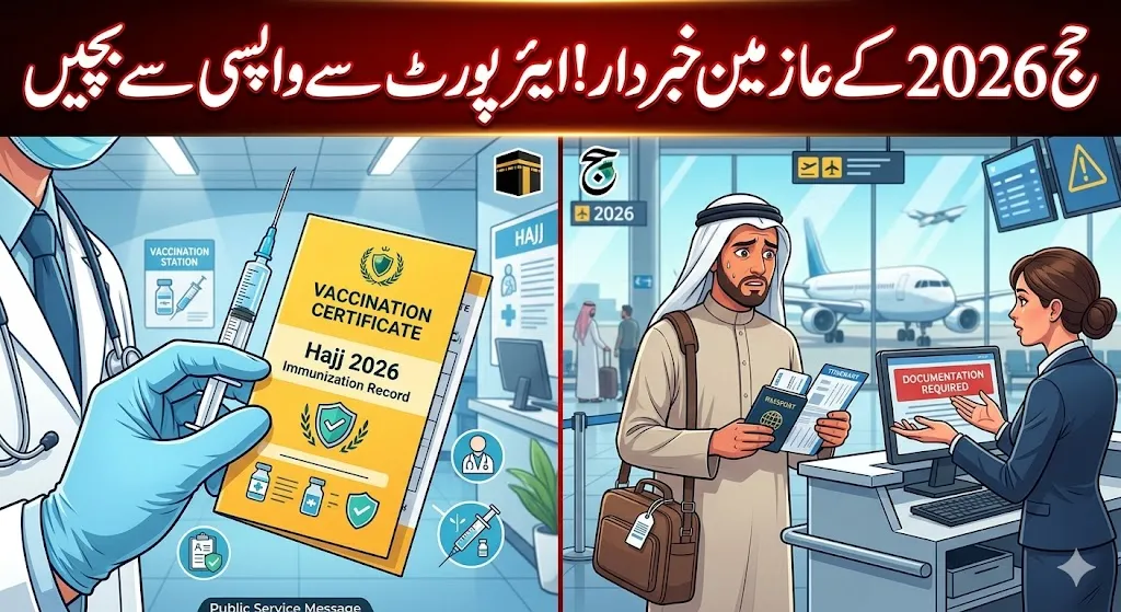 Vaccination is madatory for Hajj 2026 . Complete guide to get vaccinated