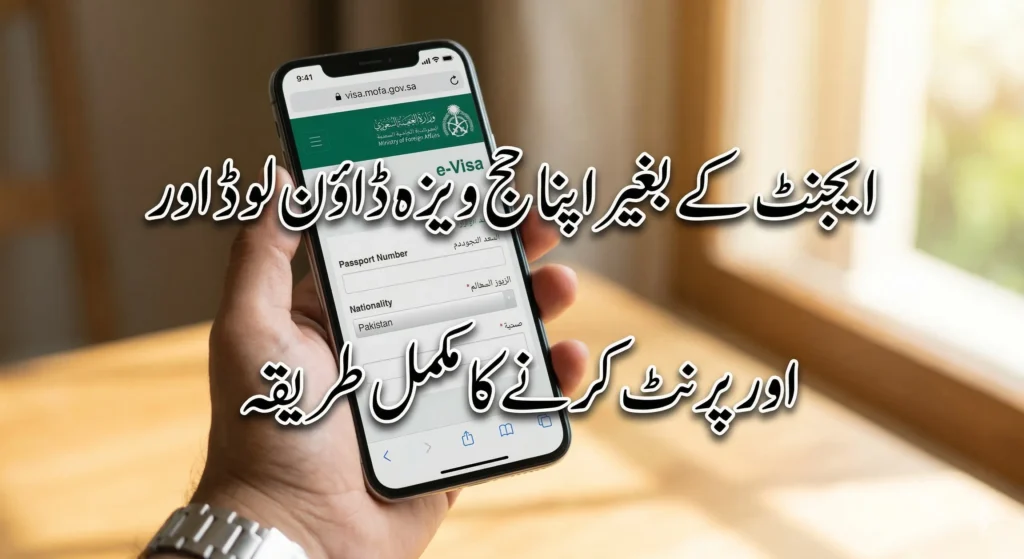 How to check E-visa for hajj and get its print online 2026