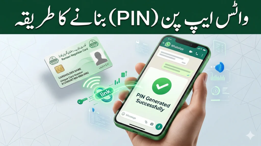 Ramzan card Pin generation through whatsapp guide 2026
