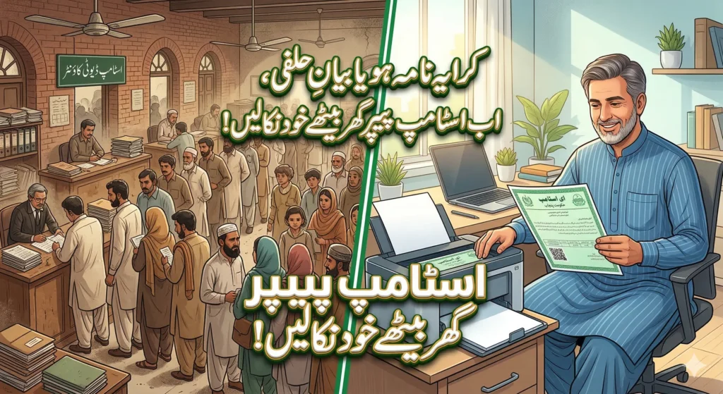 گھر بیٹھے پنجاب ای اسٹامپ پیپر آن لائن ڈاؤن لوڈ اور پرنٹ کرنے کا طریقہ.