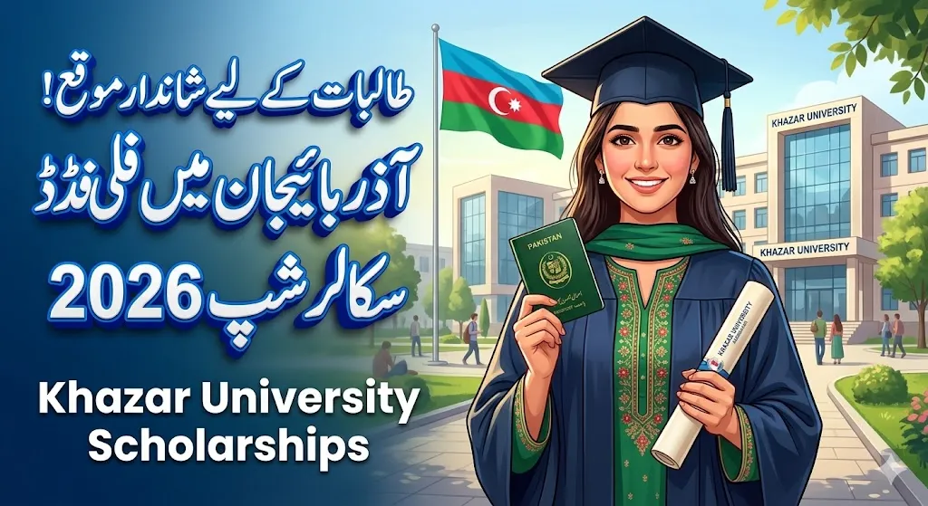 Khazar University Azarbijan scholarships 2026 via Naila khanam Foundation  