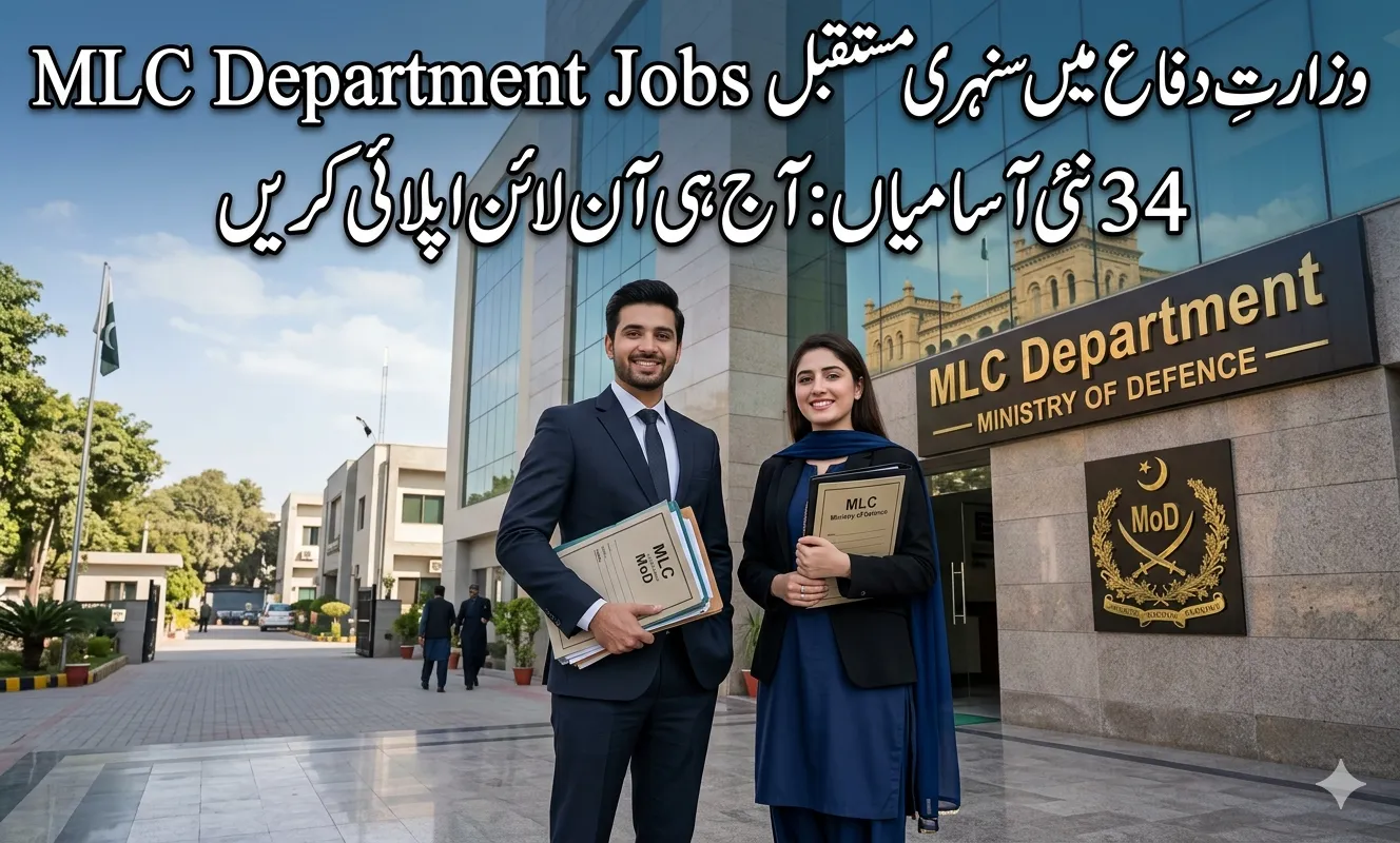 MLC Department Jobs vacancy announcement for Ministry of Defence Rawalpindi