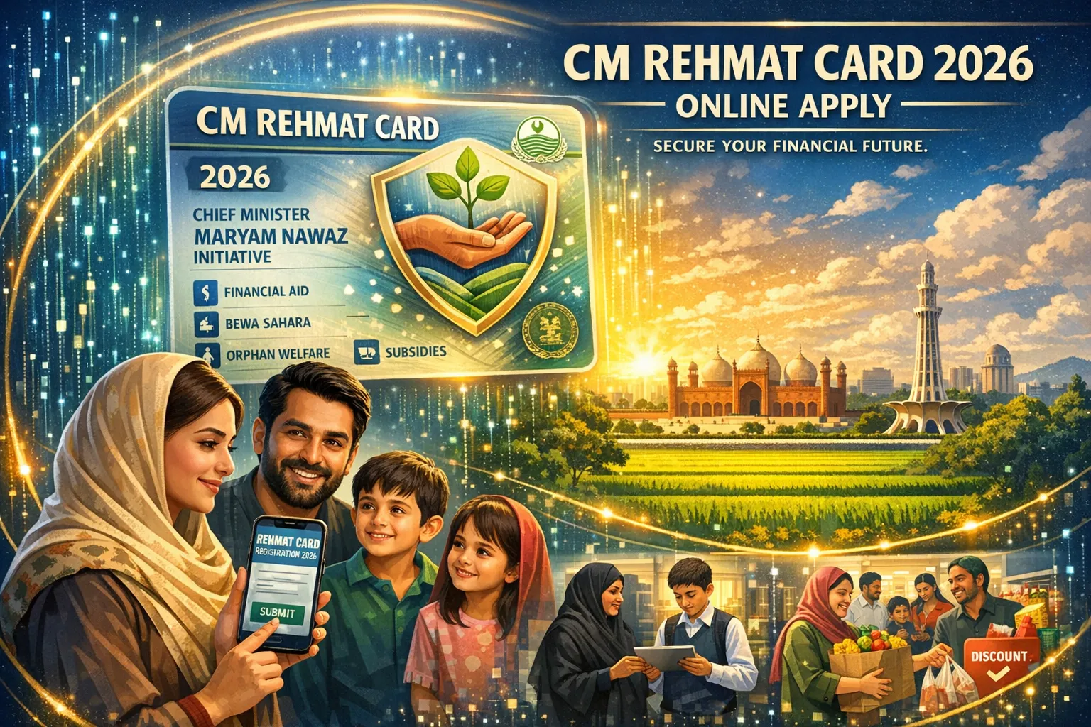 CM Punjab Rehmat Card online apply guide