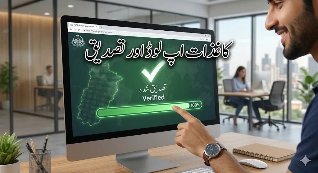 CM Parwaz card online document verification process