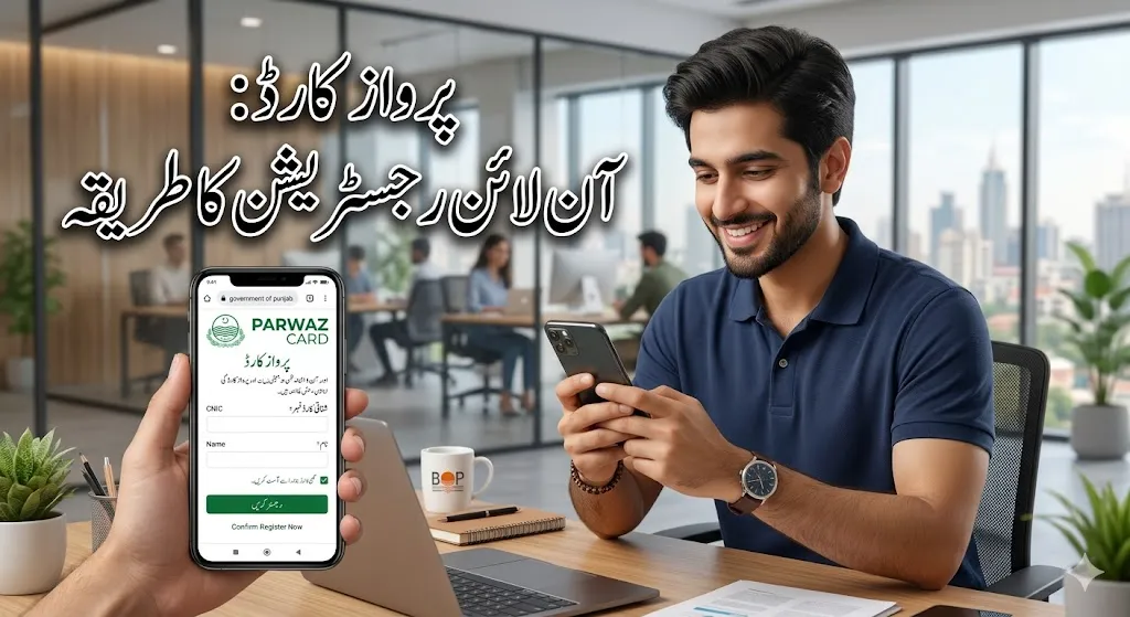 CM Punjab Parwaz Card online registration process.