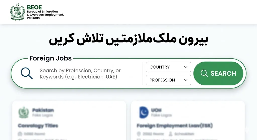 Search jobs on BOEB portal