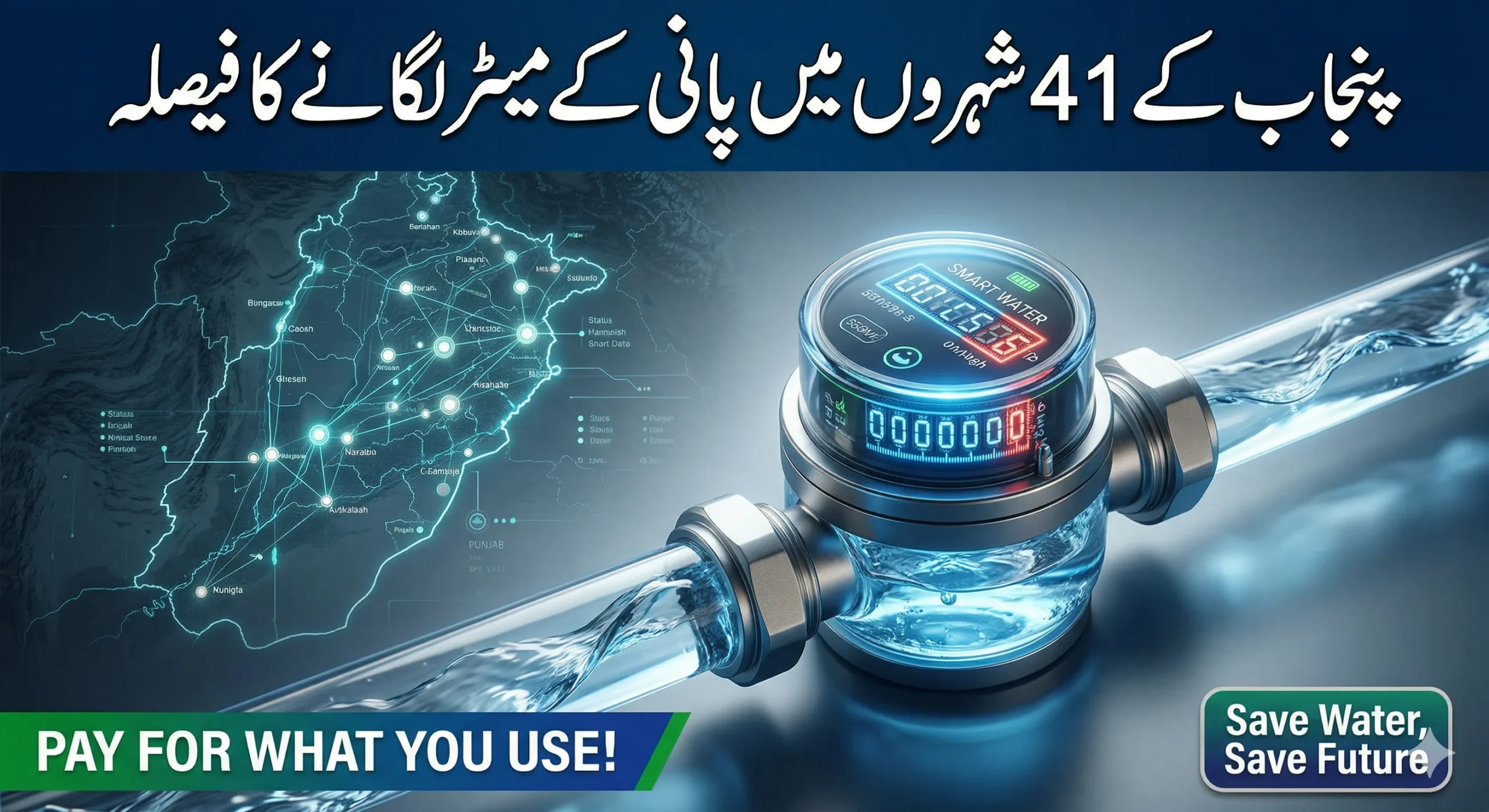 water Billing started in Punjab after decision of Water meter installation