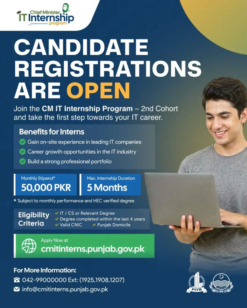 CM Punjab Interfnship program 2026