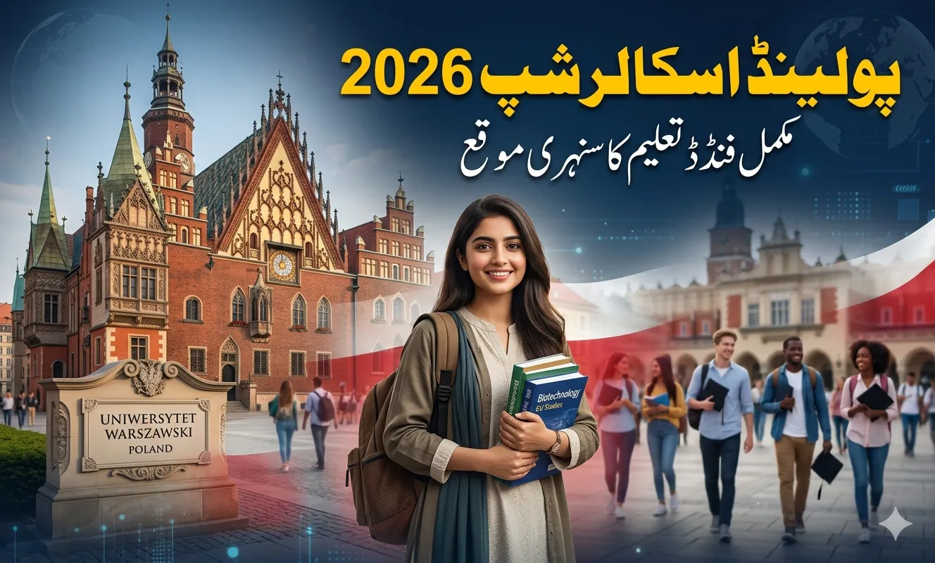 Fully funded Poland NAWA Scholarship 2026 for Pakistani students in Warsaw