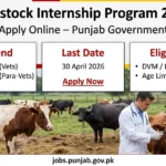 Punjab Livestock Internship Program 2026 apply online details