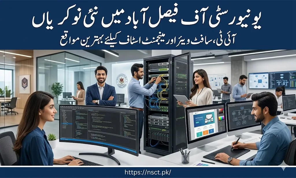The University of Faisalabad Jobs 2026 recruitment banner