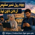 FGEI roll number slips 2026 online download announcement