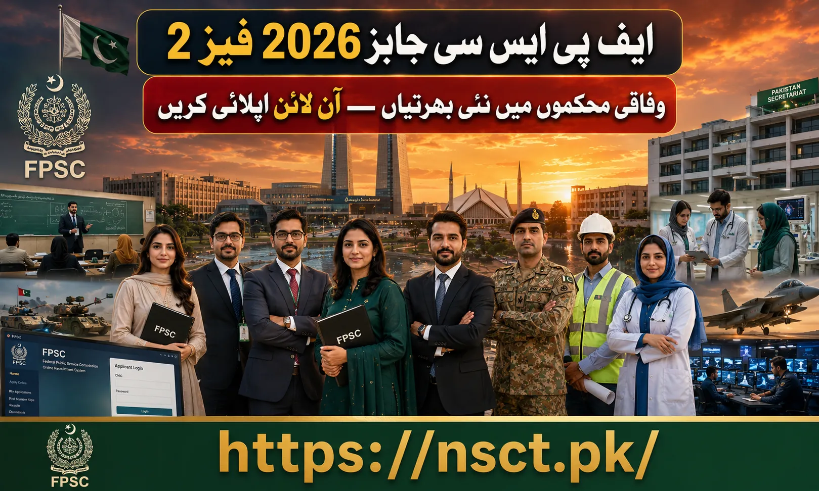 FPSC Jobs 2026 Phase 2 federal government vacancies in Pakistan
