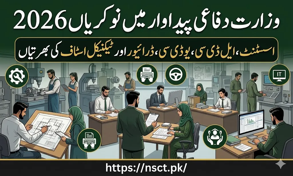 Ministry of Defence Production jobs 2026 Pakistan