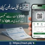 Pakistan electricity subsidy 2026 QR code scanning and OTP verification system for household users