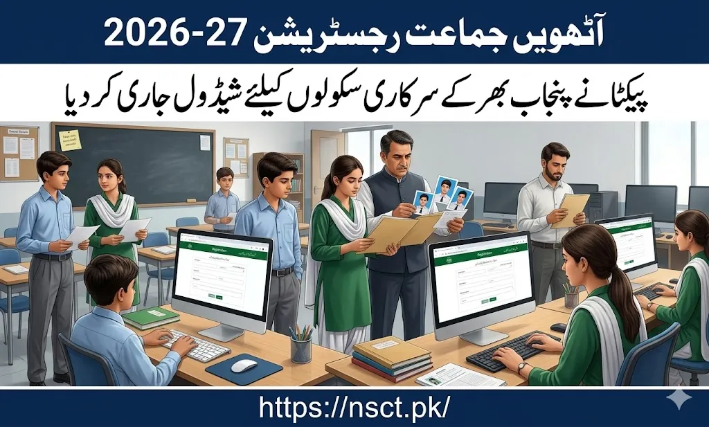PECTAA 8th class registration schedule 2026 Punjab