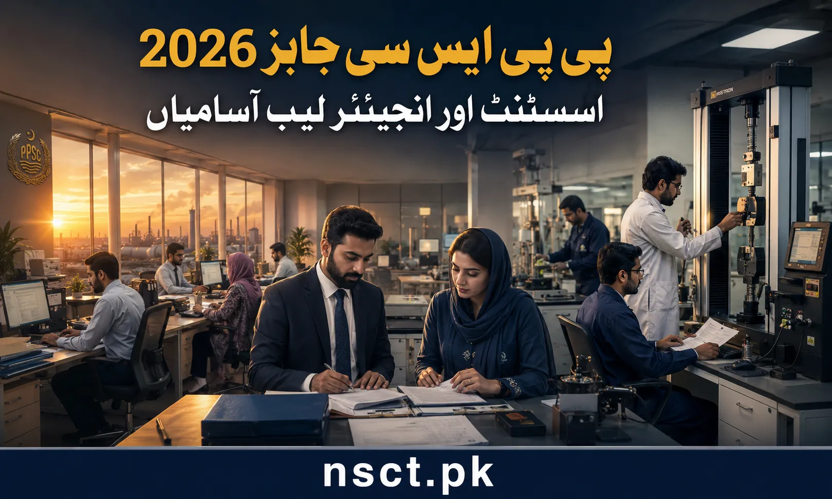 PPSC Assistant and Engineer Lab Jobs 2026 advertisement Punjab Industries Department