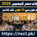 Punjab Summer Camps 2026 announcement for public and private schools