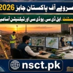 Survey of Pakistan Jobs 2026 federal government recruitment poster