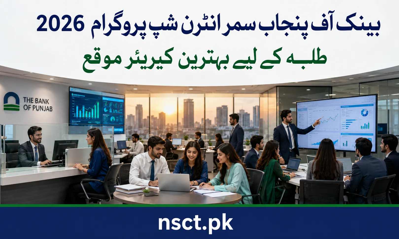 The Bank of Punjab Summer Internship Program 2026 for university students across Pakistan