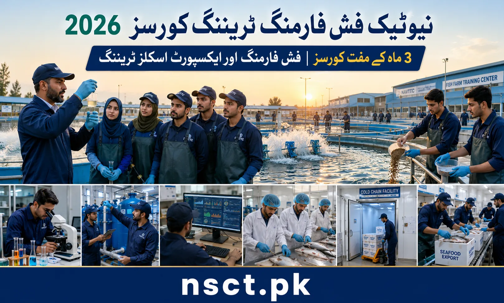 NAVTTC Fish Farming Training Courses 2026 for Pakistani youth under Prime Minister Youth Programme.