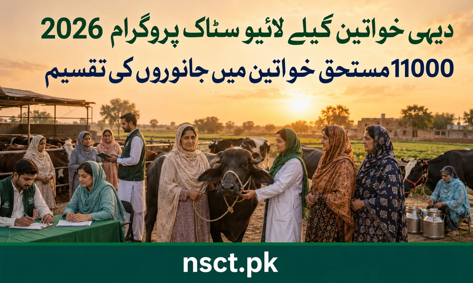 Punjab Livestock Asset Transfer Program 2026 for widowed and divorced rural women