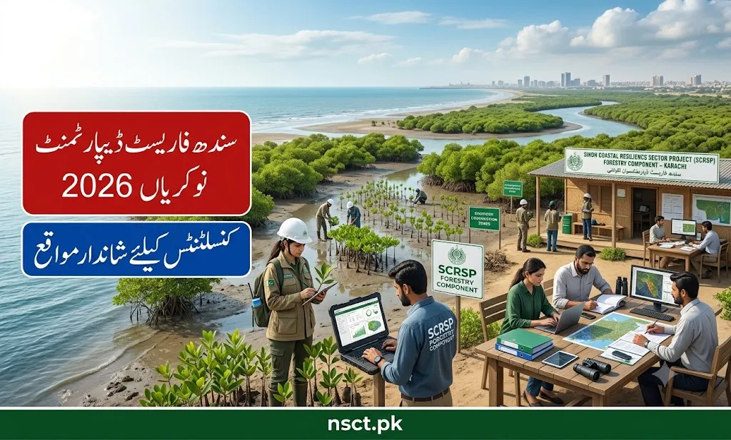 Sindh Coastal Resilience Sector Project SCRSP consultant jobs 2026 Karachi
