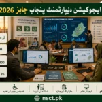 Special Education Department Punjab Jobs 2026 advertisement showing government officers working on planning and monitoring projects in Lahore.