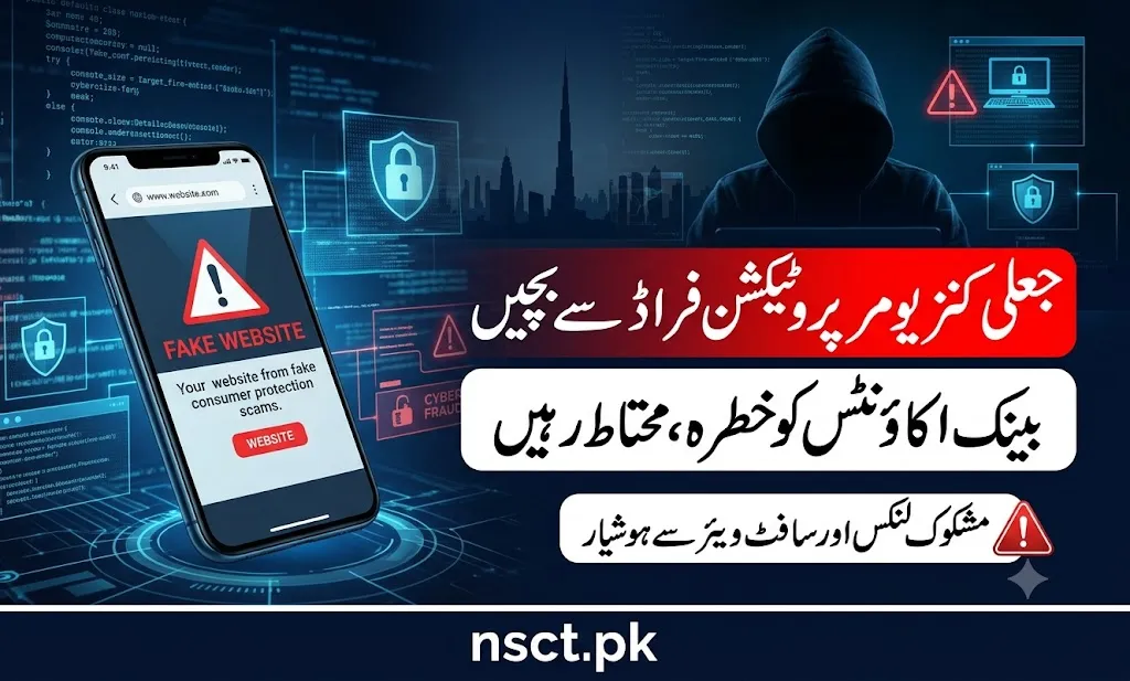 Dubai Police warning about fake Consumer Protection scams targeting bank accounts through fraudulent websites and remote access software.