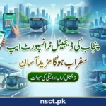 eTransit Mobile App Punjab digital public transport system with online route planning and digital fare payment features.