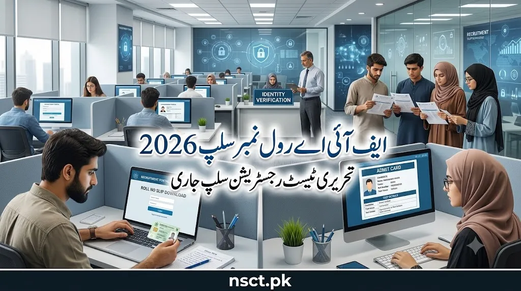 FIA Roll No Slip 2026 download online for written test by CNIC
