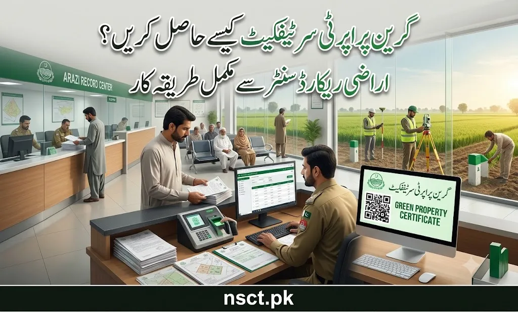 Step-by-step process to obtain a Green Property Certificate from Punjab Land Record Center