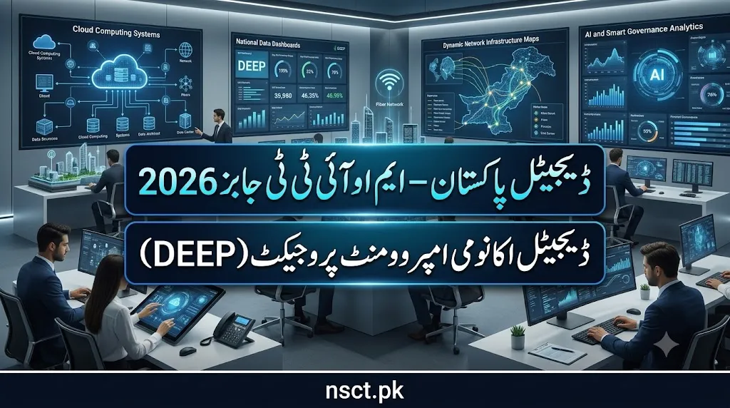 MoITT Pakistan DEEP consultant jobs 2026 for digital transformation and IT professionals under Digital Economy Enhancement Project