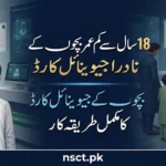 NADRA Juvenile Card 2026 application process guide showing child identity registration and biometric verification in Pakistan.