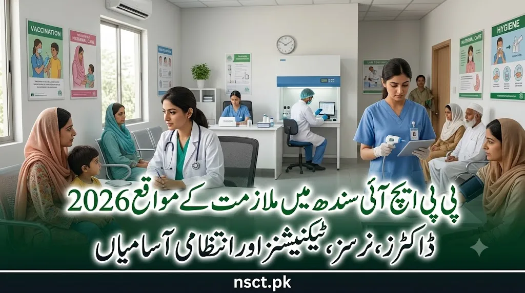 PPHI Sindh healthcare jobs 2026 for doctors nurses technicians and medical staff recruitment